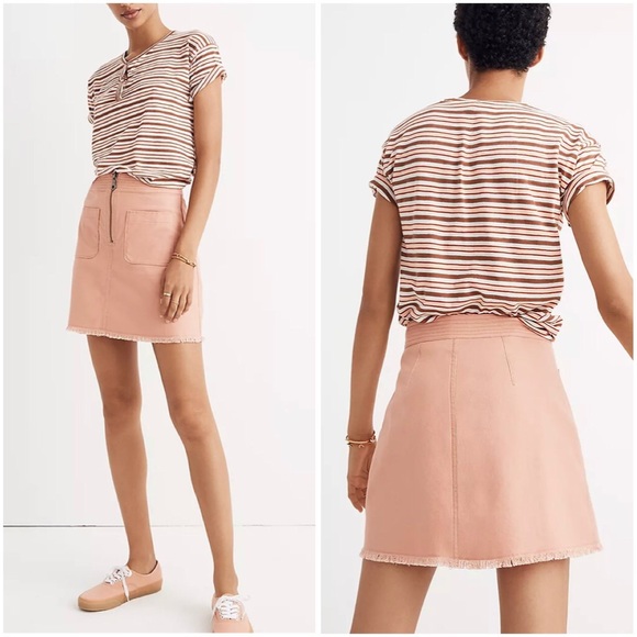 SUMMER CLOSEOUT ☀️ \Madewell\• A-Line Zip Skirt - Picture 2 of 11